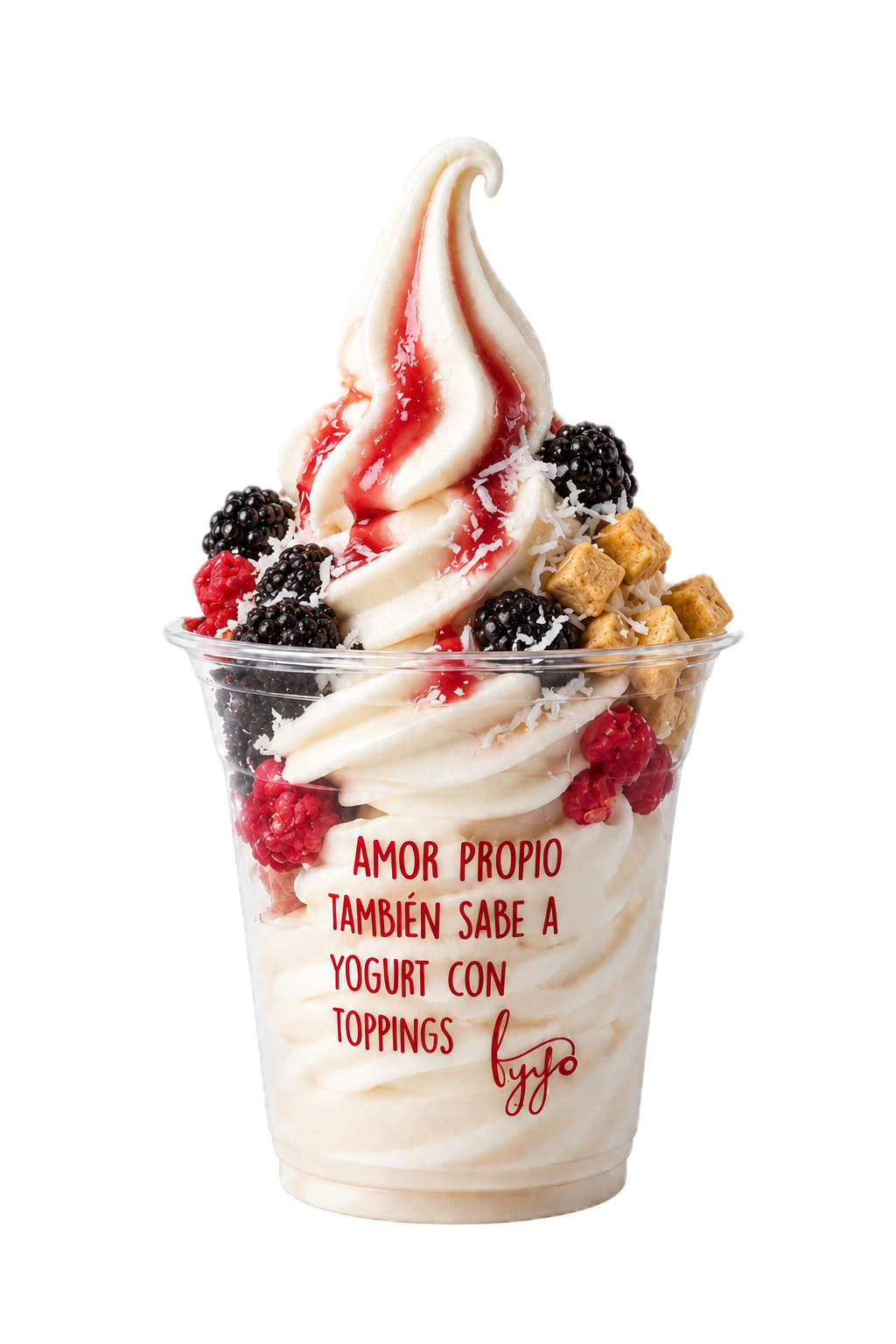 Helado cremoso alto en proteína FYYO